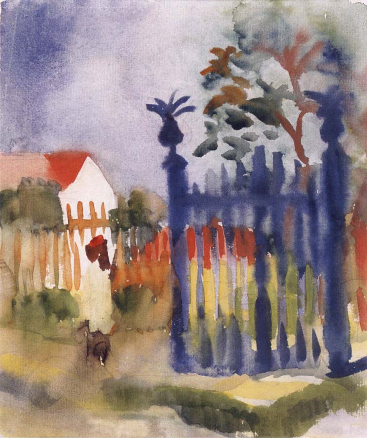 August Macke Garden Gate